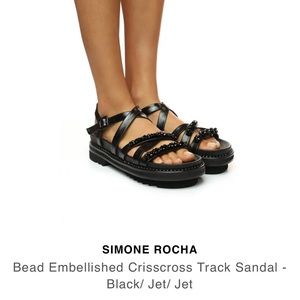 Brand new Simone Miller track sandals